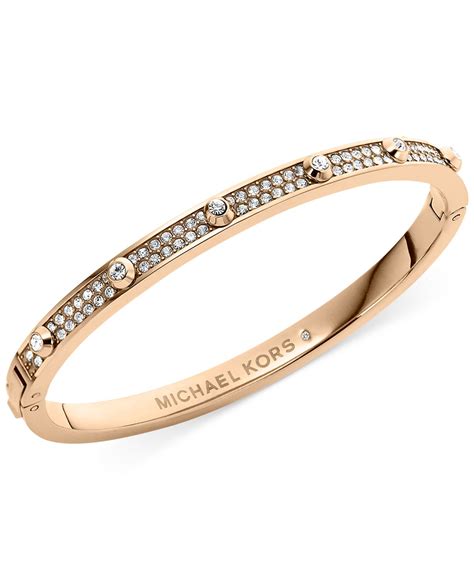 michael kors rose gold bracelet slider|Michael Kors gold bangle.